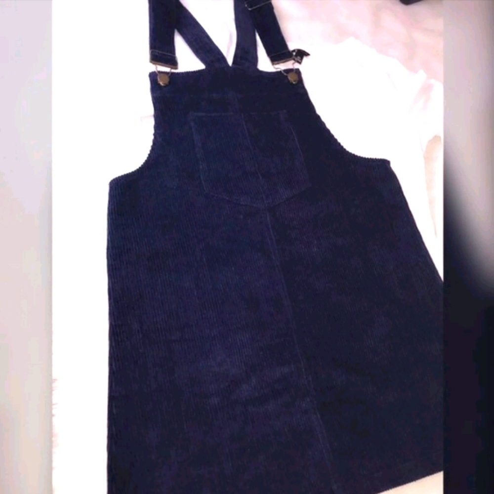 Navy blue Overall Dress(S)